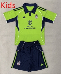 25-26 Fulham Away Green Kids/Youth Soccer Uniform-AY