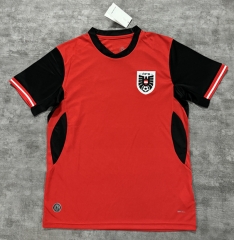 26-27 Austria Home Red Thailand Soccer Jersey AAA-4506