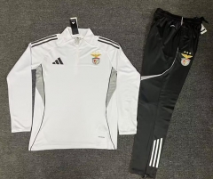 26-27 Benfica White Thailand Soccer Tracksuit Uniform-5303