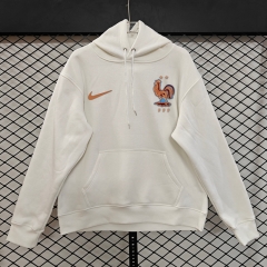 Player Version 2026 France Home White Thailand Soccer Tracksuit With Hat-LH