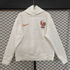 Player Version 2026 France Home White Thailand Soccer Tracksuit With Hat-LH
