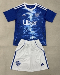 2025-2026 Como Home Blue Soccer Uniform-AY