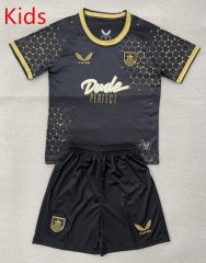 25-26 Burnley 2nd Away Black&Gray Kids/Youth Soccer Uniform-AY