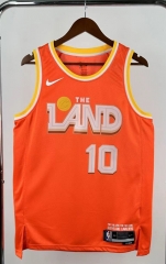 2026 City Edition Cleveland Cavaliers Orange #10 NBA Jersey-311