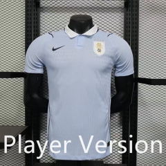 Player Version 26-27 Uruguay Home Blue  Thailand Soccer Jersey AAA-888