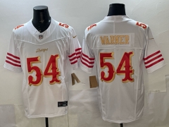 San Francisco 49ers 5 Generations White #54 NFL Jersey-0840