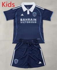 25-26 Paris FC Home Royal Blue Kids/Youth Soccer Uniform-AY