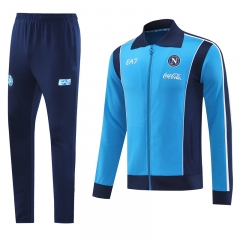 25-26 Napoli Color Blue Thailand Soccer Jacket Uniform-LH