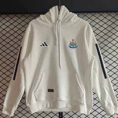 (S-3XL) Player Version 25-26 Newcastle United Home White Thailand Soccer Tracksuit Top With Hat-CS