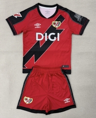 25-26 Rayo Vallecano Away Red&Black Soccer Unifrom-AY