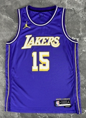 2026 Jordan Edition Los Angeles Lakers Purple #15 NBA Jersey-311