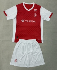 25-26 Stade de Reims Home Red&White Soccer Uniform-AY