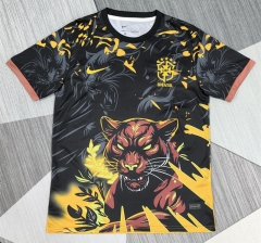 25-26 Special Edition Brazil Black&Yellow Thailand Soccer Jersey AAA-4927