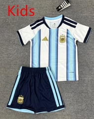 26-27 Argentina Home Blue&White Kids/Youth Soccer Uniform-4247