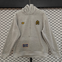 (S-3XL) Retro Embroidered Version Club América Grey Thailand Soccer Tracksuit With Hat-CS