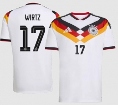(S-4XL) 2026 World Cup Germany Home White (WIRTZ #17) Thailand Soccer Jersey AAA-GB