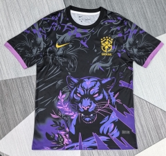 25-26 Special Edition Brazil Black&Purple Thailand Soccer Jersey AAA-4927
