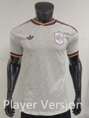 Player Version 2026 World Cup Spain Away White Thailand Soccer Jersey AAA-0871