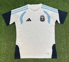 26-27 Argentina White Thailand Training Soccer Jersey AAA-416