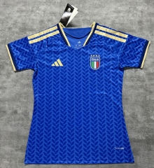 26-27 Italy Home Blue Thailand Women Soccer Jersey AAA-4506