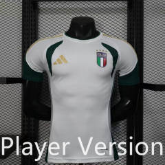 Player Version 26-27 Italy White Thailand Training Soccer Jersey AAA-888
