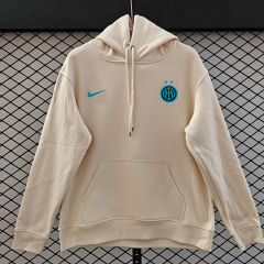 Player Version 25-26 Inter Milan 2nd Away Beige Thailand Soccer Tracksuit With Hat-LH