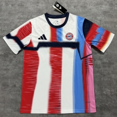 (S-4XL) 2025-2026 Bayern München White&Red Training Soccer Jersey AAA-4506