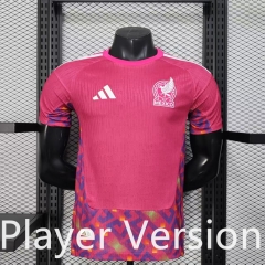 Player Version 25-26 Mexico Pink Thailand Training Soccer Jersey AAA-888