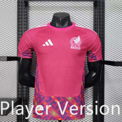 Player Version 25-26 Mexico Pink Thailand Training Soccer Jersey AAA-888
