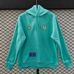 (S-3XL) Retro Embroidered Version Tigres UANL Laker Green Thailand Soccer Tracksuit With Hat-CS