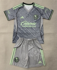 2025-2026 Club America 2nd Away Grey Soccer Uniform-AY