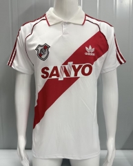 Retro Version 92-94 River Plate Home White Thailand Soccer Jersey AAA-3932