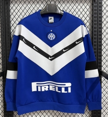 25-26 Inter Milan Blue Thailand Soccer Tracksuit-8268