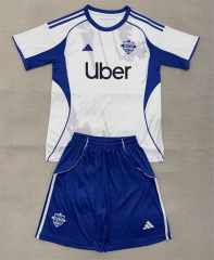 2025-2026 Como Away White&Blue Soccer Uniform-AY