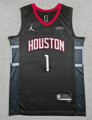 Houston Rockets Black #1 NBA Jersey-1380