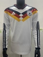 (S-4XL) 2026 World Cup Germany Home White LS Thailand Soccer Jersey AAA-422