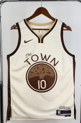 2026 City Edition Golden State Warriors Beige #10 NBA Jersey-311