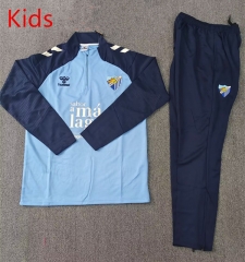 2025-2026 Málaga CF Blue Kids/Youth Soccer Tracksuit-4692