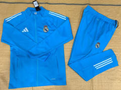 2025-2026 Real Madrid Blue Thailand Soccer Jacket Uniform-GDP