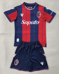 25-26 Bologna FC 1909 Home Red&Blue Soccer Uniform-AY
