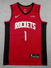 Houston Rockets Red #1 NBA Jersey-1380