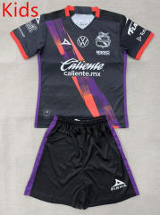 25-26 Club Puebla Away Black&Purple Kids/Youth Soccer Uniform-AY