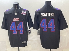 (Logo 2) Fashion Version New York Giants Black #44 NFL Jersey-0840