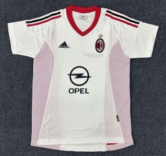 Retro Edition 02-03 AC Milan Away White Thailand Soccer Jersey AAA-5404