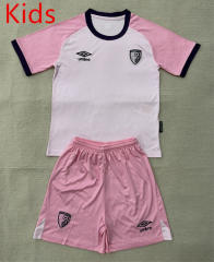 25-26 AFC Bournemouth 2nd Away Pink Kid/Youth Soccer Uniform-AY