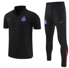 25-26 Paris SG Black Thailand Polo Uniform-4627