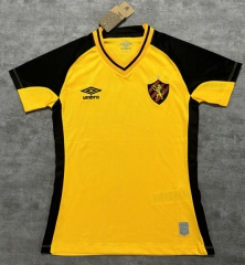 25-26 Sport Recife Away Yellow Women Thailand Soccer Jersey AAA-4506