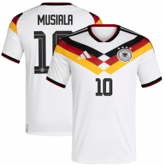 (S-4XL) 2026 World Cup Germany Home White (Musiala #10) Thailand Soccer Jersey AAA-GB