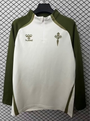 25-26 Celta de Vigo White Thailand Soccer Tracksuit Top-2044