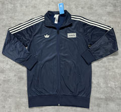 (S-4XL) 25-26 Adi&Oasis Cyan Thailand Soccer Jacket-4506